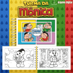 Arquivo Livro de Colorir Turma da Mônica - Imagem 4