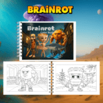 Arquivo Livro de Colorir Brainrot - Imagem 5