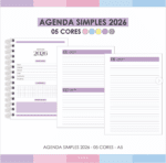 Arquivo Agenda Simples 2026 05 Cores