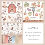 Kit Digital Combo Fazendinha e Hortinha
