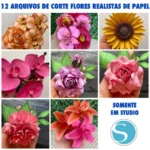Arquivo Combo Flores Realistas 2