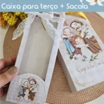 Arquivo Caixa + Sacola para Terço Sagrada Família
