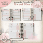 Arquivo Sweet Floral Datada 2027 - Imagem 3