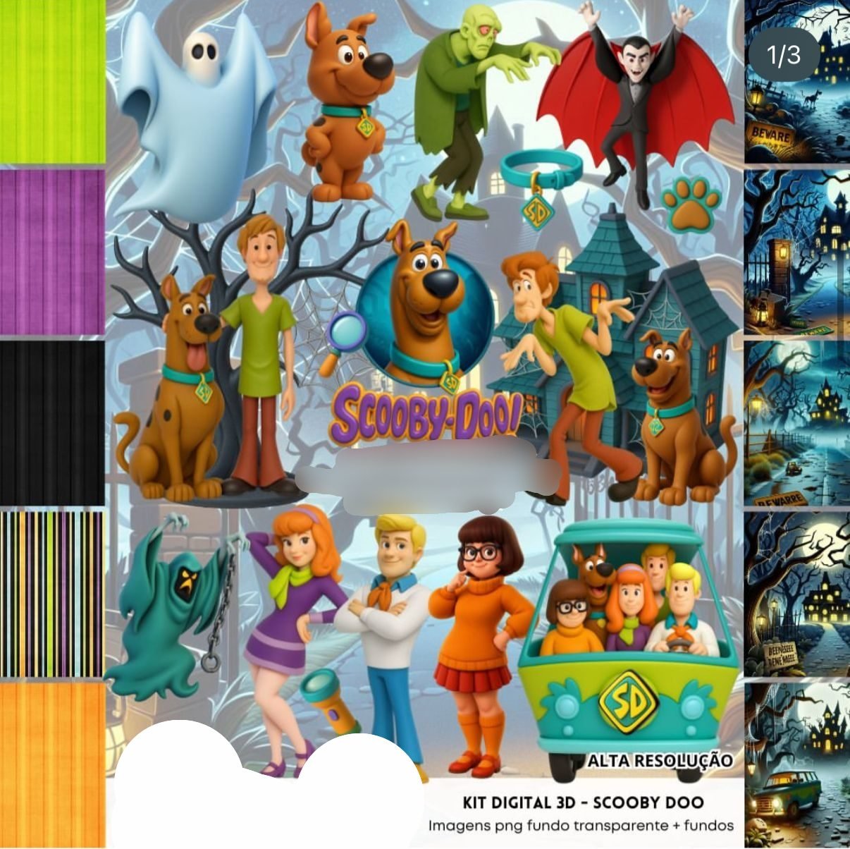 38-SCOOBY DOO 3D Kit Digital SCOOBY DOO 3D - Imagem 1