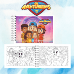 Arquivo Livro de Colorir Os Aventureiros - Imagem 6