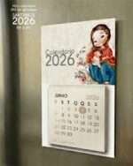 Arquivo Calendário Mini Imã de Geladeira Santinhos 2026 - Imagem 6