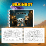 Arquivo Livro de Colorir Brainrot - Imagem 6