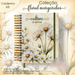 Arquivo Caderno A5 Coleção Floral Margaridas
