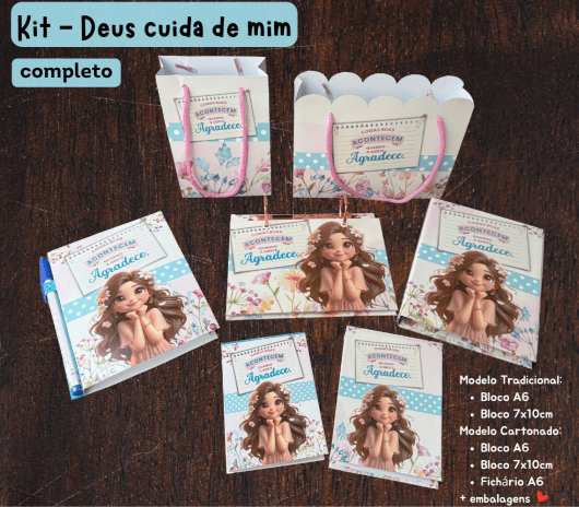 4-KIT DEUS CUIDA DE MIM Arquivo Kit Deus Cuida de Mim - Imagem 1