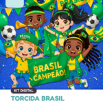 Kit Digital Copa do Mundo Torcida Brasil