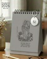 Arquivo Mini Calendário de Mesa A6 Santinhos Masculino 2026 - Imagem 7
