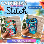 Arquivo Caixinha Sextavada Stitch