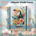 Arquivo Caderno A5 Coleção Floral Tucano