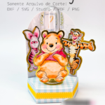 Arquivo Caixa Cenário Tubete Ursinho Pooh