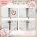 Arquivo Sweet Floral Permanente 2027 - Imagem 2