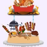 Arquivo topo de bolo churrasco