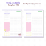 Arquivo Combo Agenda Candy Cute 2026 - Imagem 3