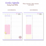 Arquivo Combo Agenda Candy Cute 2026 - Imagem 6