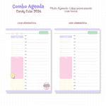 Arquivo Combo Agenda Candy Cute 2026 - Imagem 7