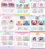 Arquivo Livros de Colorir Big Pack 2.0 - 80 temas - Imagem 8
