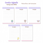 Arquivo Combo Agenda Candy Cute 2026 - Imagem 8