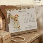 Arquivo Calendário de Mesa Santinhos A5 Horizontal +12 Capas
