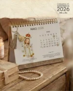 Arquivo Calendário de Mesa Santinhos A5 Horizontal +12 Capas
