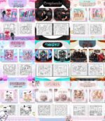 Arquivo Livros de Colorir Big Pack 1.0 - 80 temas - Imagem 5