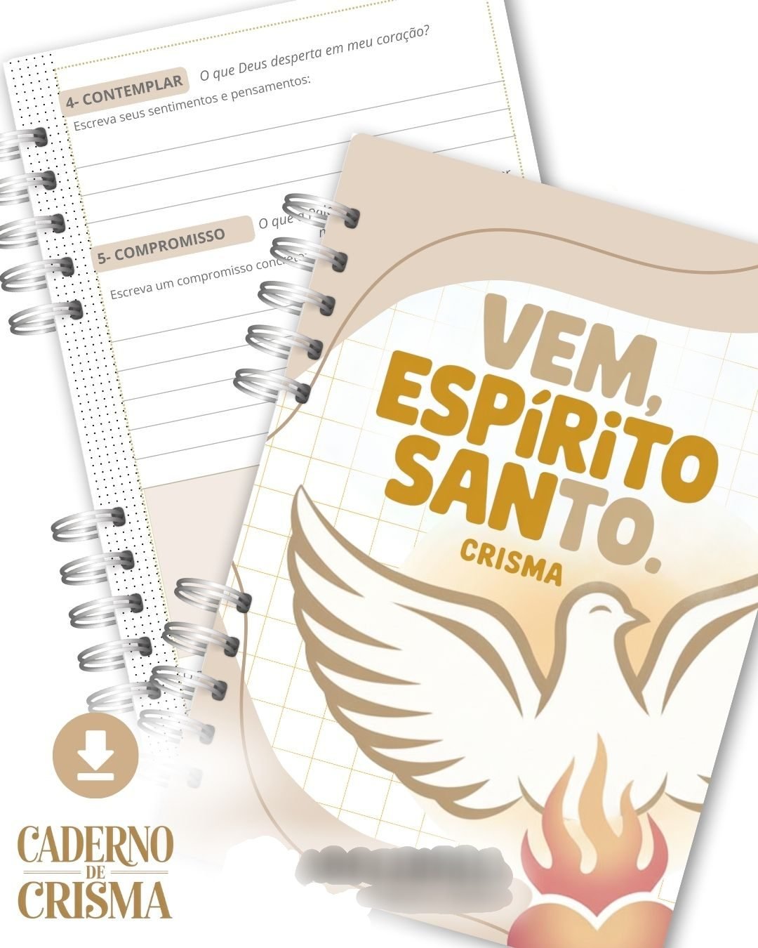 9-CADERNO DE CRISMA Arquivo Caderno de Crisma 2026 - Imagem 1