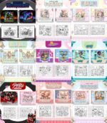 Arquivo Livros de Colorir Big Pack 1.0 - 80 temas - Imagem 4