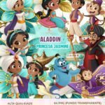 Kit Digital ALADDIN E PRINCESA JASMINE
