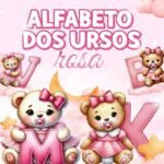 Kit Digital ALFABETO DOS URSOS ROSA