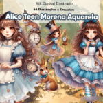 Kit Digital Alice no País das Maravilhas