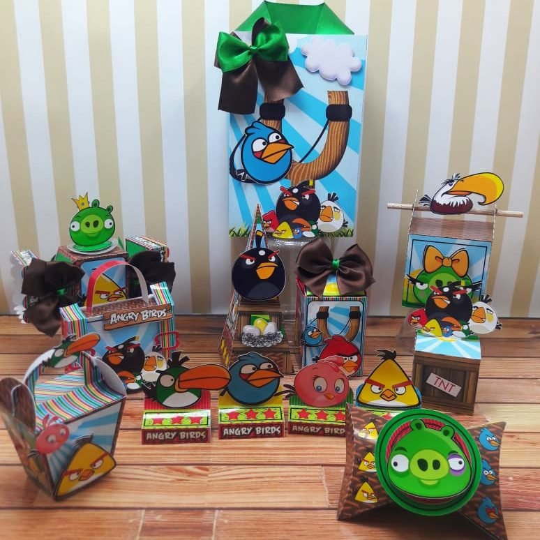 ANGRY BIRDS 1 Arquivo de Corte Angry Birds 1 - Imagem 1