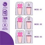 Arquivo de Corte Combo Suporte Copo Twister 400ml