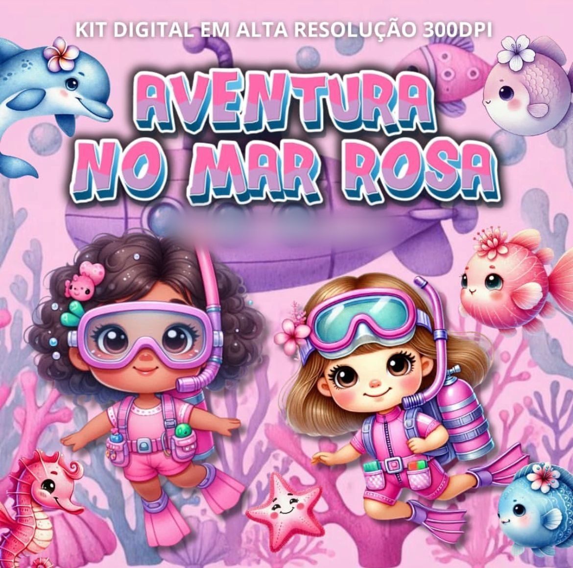 AVENTURA NO MAR ROSA Kit Digital AVENTURA NO MAR ROSA - Imagem 1
