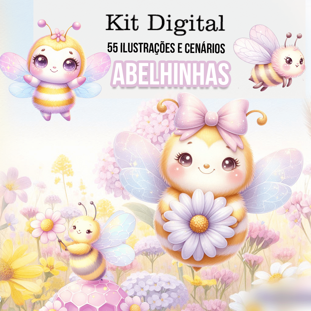 Abelhinha Kit Digital Abelhinha - Imagem 1