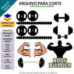 Arquivo Topo de Bolo Academia BodyBuilder
