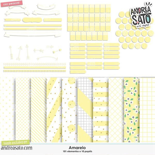 Amarelo Kit Digital Amarelo - Imagem 1
