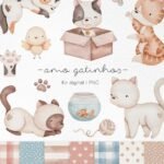 Kit Digital Amo Gatinhos