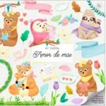 Kit Digital Dia das Mães Amor de Mãe Bichinhos