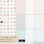 Kit Digital floral