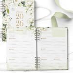Arquivo Planner Rosas Brancas 2026 - Imagem 5