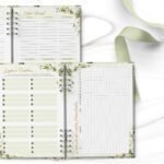 Arquivo Planner Rosas Brancas 2026 - Imagem 2