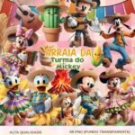 Kit Digital Arraiá da Turma do Mickey