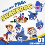 Kit Digital Baby Shark Dog