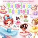 Kit Digital BAILARINAS AQUARELA