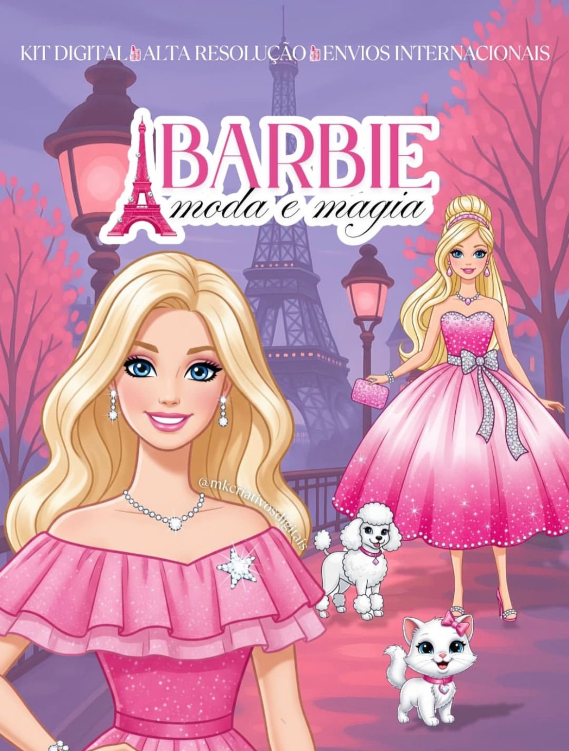BARBIE_ MODA E MAGIA Kit Digital BARBIE MODA E MAGIA - Imagem 1