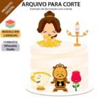 Arquivo Topo de Bolo A Bela e a Fera Baby