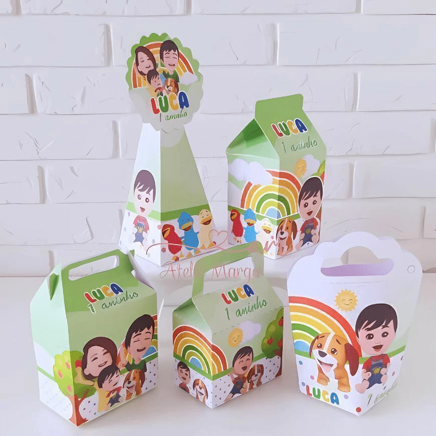 BENTO E TOTÓ PATINHO COLORIDO 7 Arquivo de corte Bento e Totó 7 - Imagem 1